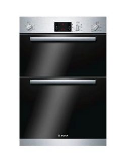 Bosch Series 6 Hbm13B151B 60Cm Built-In Double Oven - Brushed Steel